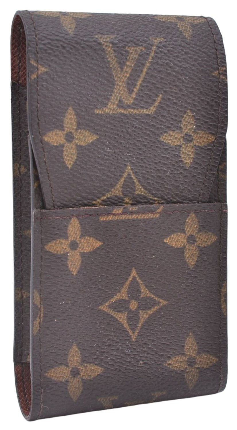 Authentic Louis Vuitton Monogram Etui Cigarette Case M63024 LV 1692E
