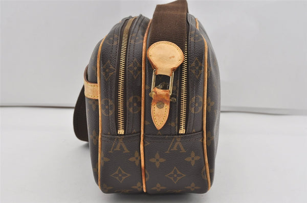 Authentic Louis Vuitton Monogram Reporter PM Shoulder Cross Bag M45254 LV 1694I