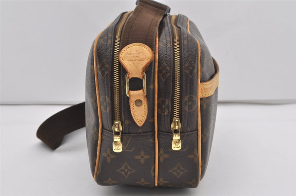 Authentic Louis Vuitton Monogram Reporter PM Shoulder Cross Bag M45254 LV 1694I