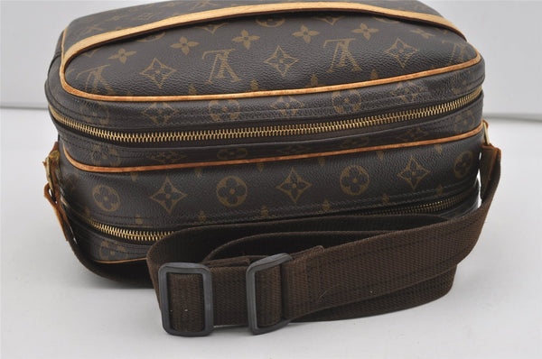 Authentic Louis Vuitton Monogram Reporter PM Shoulder Cross Bag M45254 LV 1694I
