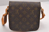 Authentic Louis Vuitton Monogram Cartouchiere PM Shoulder Bag Old Model 1695I