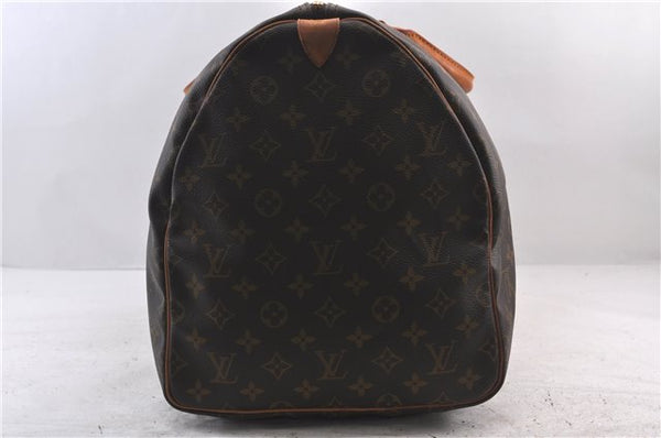 Authentic Louis Vuitton Monogram Keepall 55 Boston Bag M41424 LV 1696D