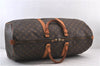 Authentic Louis Vuitton Monogram Keepall 55 Boston Bag M41424 LV 1696D