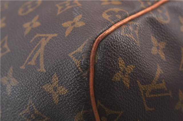 Authentic Louis Vuitton Monogram Keepall 55 Boston Bag M41424 LV 1696D