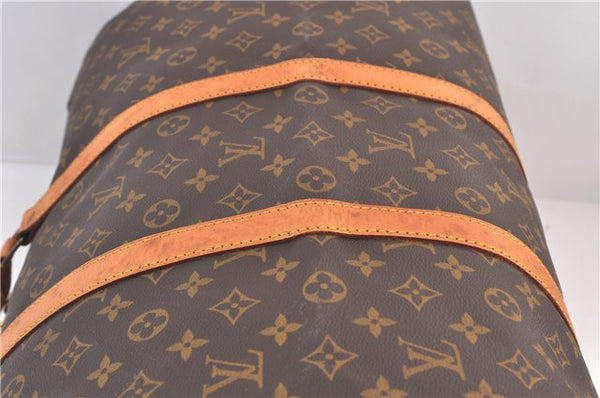 Authentic Louis Vuitton Monogram Keepall 55 Boston Bag M41424 LV 1696D