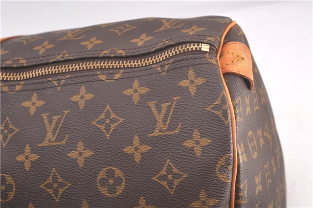 Authentic Louis Vuitton Monogram Keepall 55 Boston Bag M41424 LV 1696D