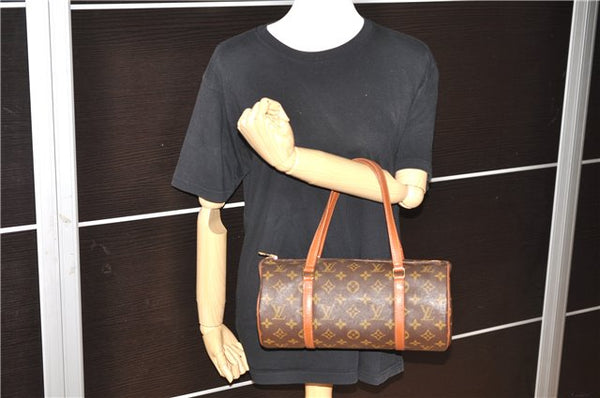 Authentic Louis Vuitton Monogram Papillon 30 Hand Bag Old Model LV 1696F
