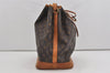 Authentic Louis Vuitton Monogram Noe Shoulder Drawstring Bag M42224 LV 1696I