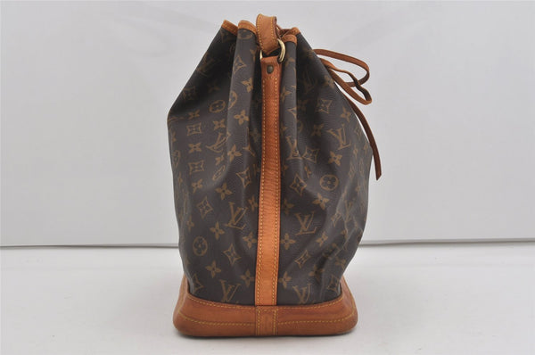 Authentic Louis Vuitton Monogram Noe Shoulder Drawstring Bag M42224 LV 1696I