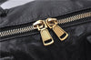 Authentic YVES SAINT LAURENT Easy Boston Hand Bag Leather 208315 Black 1697D