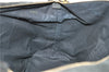 Authentic YVES SAINT LAURENT Easy Boston Bag Nuback Leather 208314 Black 1698D