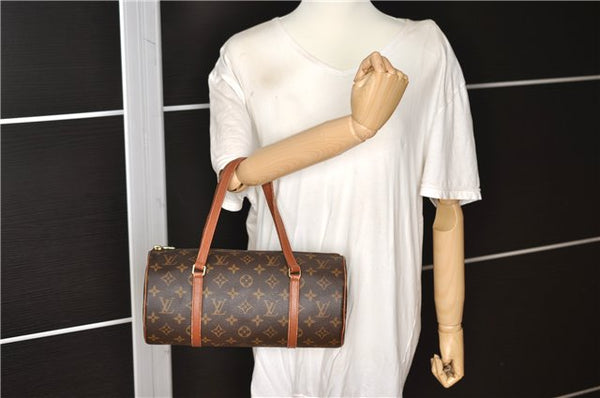 Authentic Louis Vuitton Monogram Papillon 30 Hand Bag Old Model LV 1698F