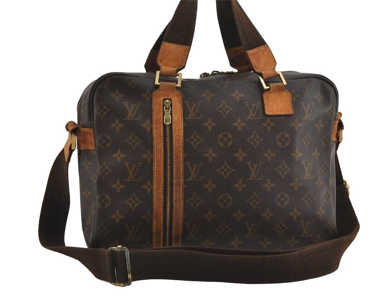Authentic Louis Vuitton Monogram Sac Bosphore 2Way Hand Bag M40043 Junk 1698I