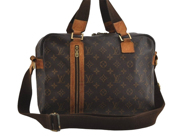 Authentic Louis Vuitton Monogram Sac Bosphore 2Way Hand Bag M40043 Junk 1698I
