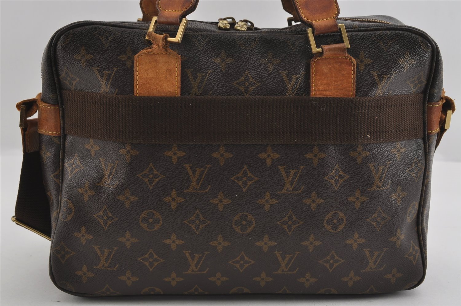Authentic Louis Vuitton Monogram Sac Bosphore 2Way Hand Bag M40043 Junk 1698I