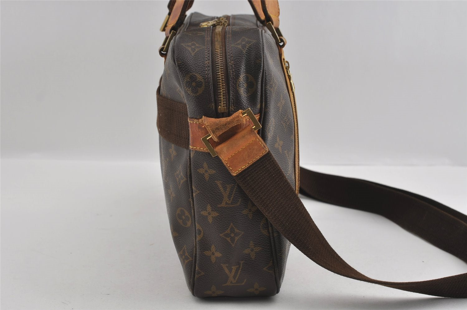 Authentic Louis Vuitton Monogram Sac Bosphore 2Way Hand Bag M40043 Junk 1698I