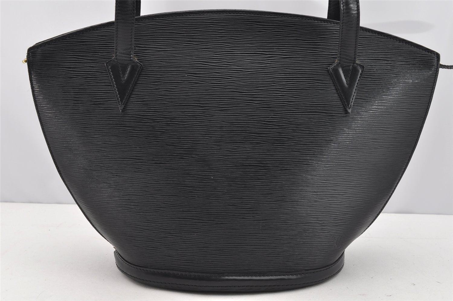 Auth Louis Vuitton Epi Saint Jacques Shopping Shoulder Bag Black M52262 LV 1699I