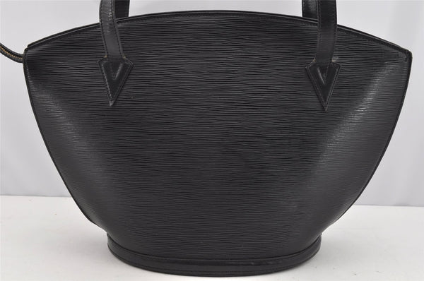 Auth Louis Vuitton Epi Saint Jacques Shopping Shoulder Bag Black M52262 LV 1699I