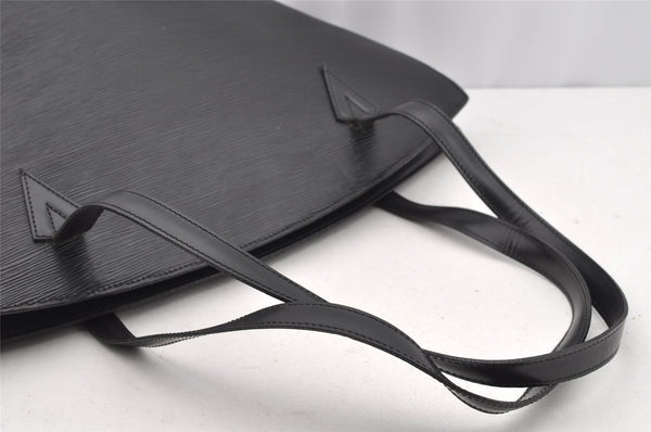 Auth Louis Vuitton Epi Saint Jacques Shopping Shoulder Bag Black M52262 LV 1699I