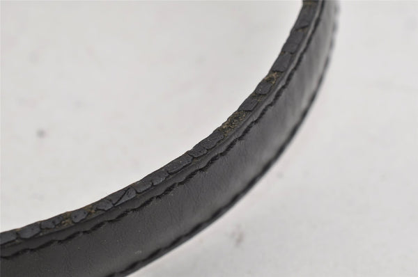 Auth Louis Vuitton Epi Saint Jacques Shopping Shoulder Bag Black M52262 LV 1699I