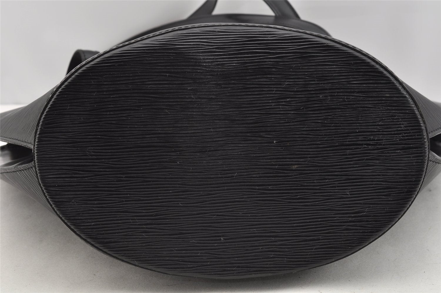 Auth Louis Vuitton Epi Saint Jacques Shopping Shoulder Bag Black M52262 LV 1699I