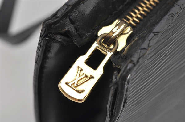 Auth Louis Vuitton Epi Saint Jacques Shopping Shoulder Bag Black M52262 LV 1699I