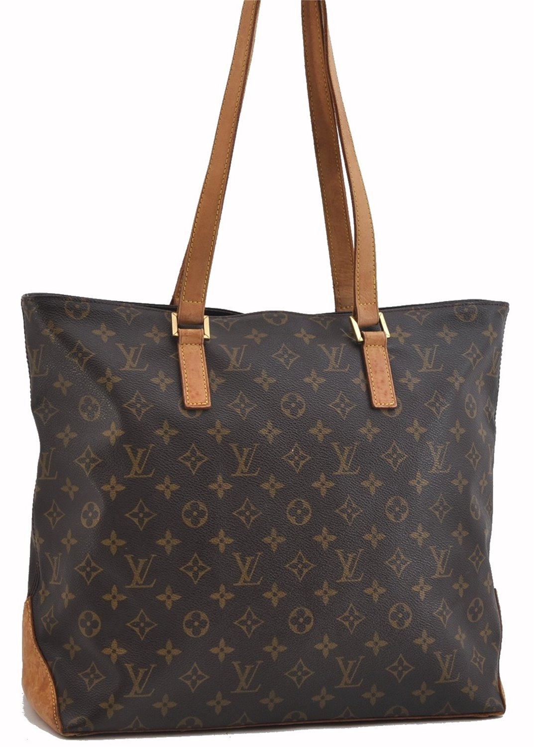 Authentic Louis Vuitton Monogram Cabas Mezzo Shoulder Tote Bag M51151 LV 1701F
