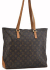 Authentic Louis Vuitton Monogram Cabas Mezzo Shoulder Tote Bag M51151 LV 1701F