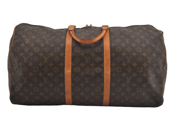 Authentic Louis Vuitton Monogram Keepall 60 Travel Boston Bag M41422 LV 1701I