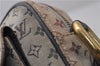 Louis Vuitton Monogram Mini Juliet MM Shoulder Cross Bag M92217 Blue Junk 1702D