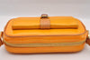 Authentic Louis Vuitton Vernis Christie MM Shoulder Bag Yellow M91108 LV 1702I