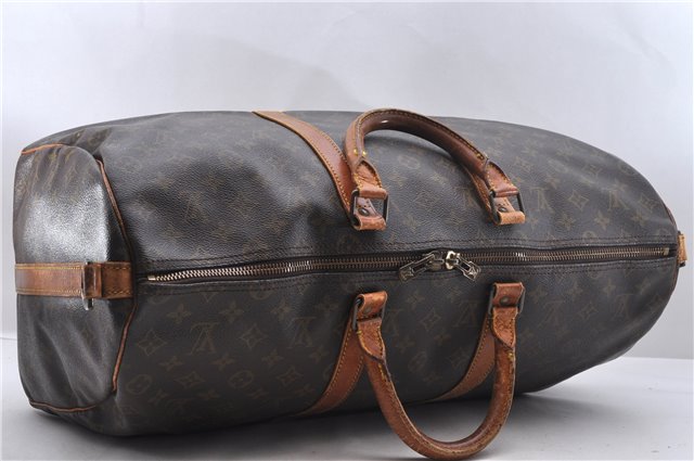 Auth Louis Vuitton Monogram Keepall Bandouliere 50 Boston Bag M41416 LV 1703D