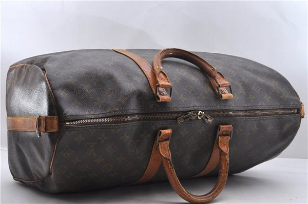 Auth Louis Vuitton Monogram Keepall Bandouliere 50 Boston Bag M41416 LV 1703D