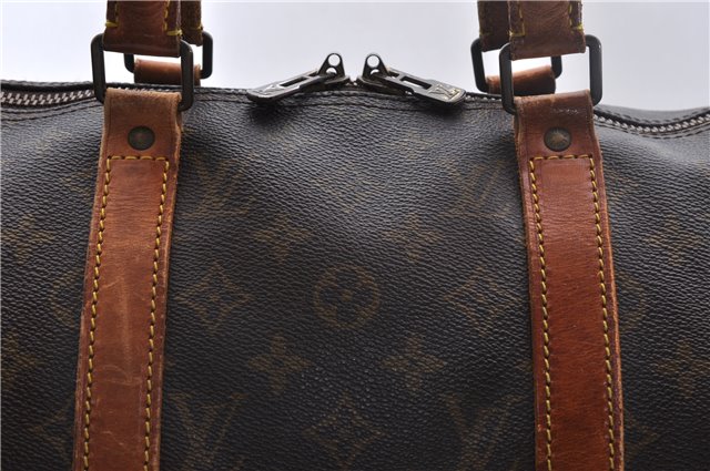 Auth Louis Vuitton Monogram Keepall Bandouliere 50 Boston Bag M41416 LV 1703D