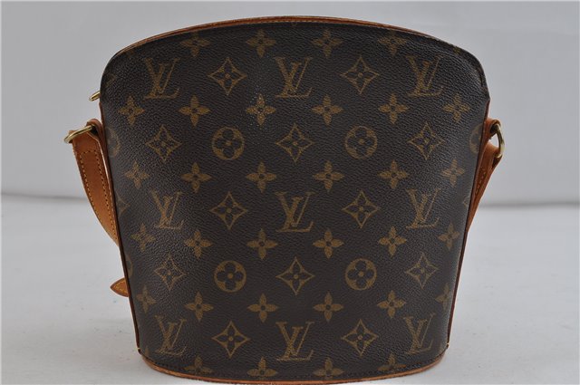 Authentic Louis Vuitton Monogram Drouot Shoulder Cross Body Bag M51290 LV 1704D