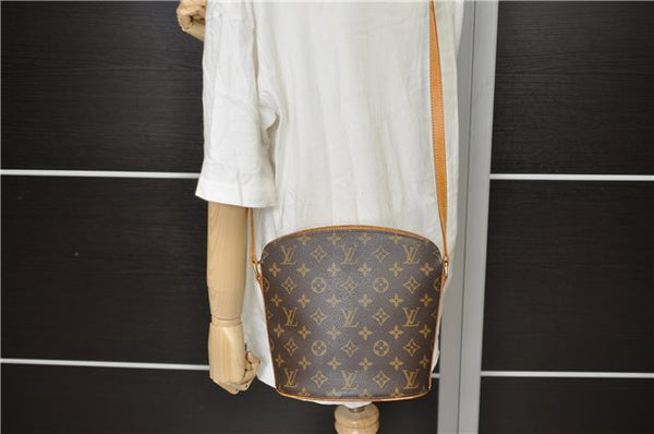 Authentic Louis Vuitton Monogram Drouot Shoulder Cross Body Bag M51290 LV 1704D