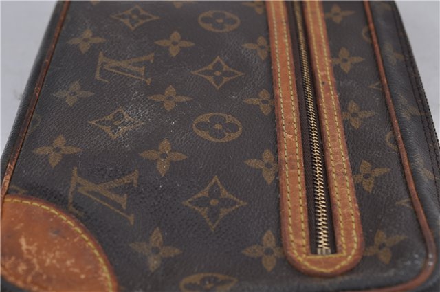 Auth Louis Vuitton Monogram Marly Dragonne GM Clutch Hand Bag M51825 LV 1705D