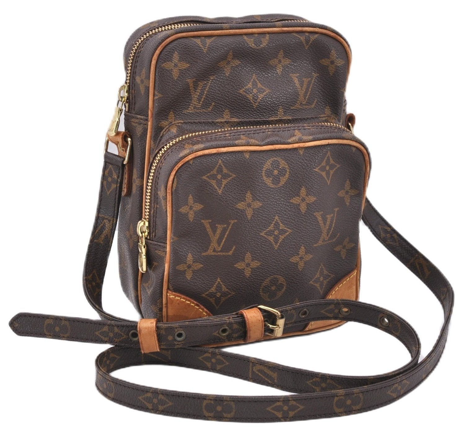Authentic Louis Vuitton Monogram Amazone Shoulder Cross Body Bag M45236 LV 1705F