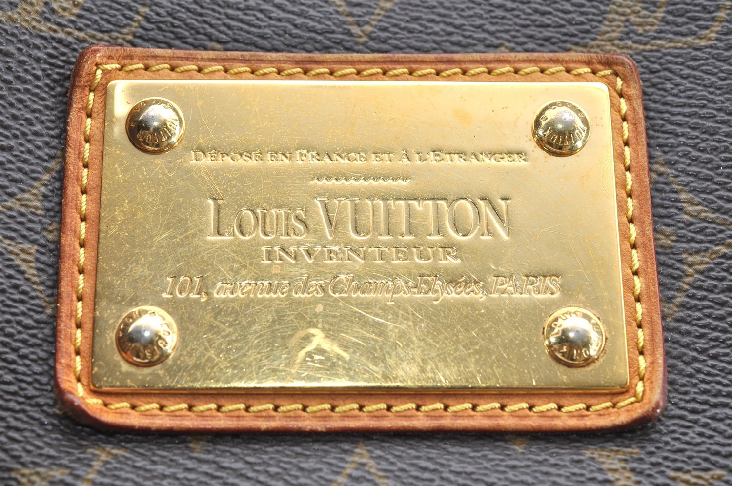Authentic Louis Vuitton Monogram Galliera PM Shoulder Bag M56382 LV 1706I