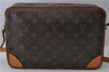 Auth Louis Vuitton Monogram Trocadero 30 Shoulder Cross Body Bag M51272 LV 1707D