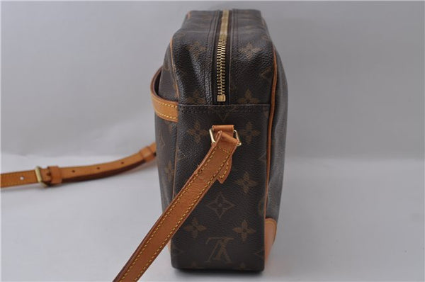 Auth Louis Vuitton Monogram Trocadero 30 Shoulder Cross Body Bag M51272 LV 1707D