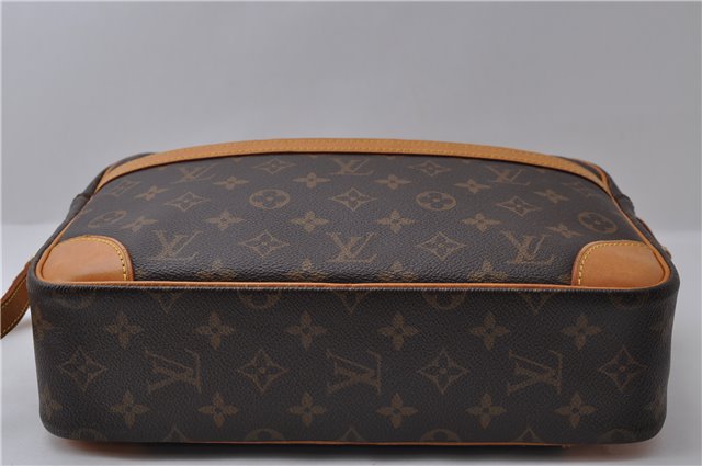 Auth Louis Vuitton Monogram Trocadero 30 Shoulder Cross Body Bag M51272 LV 1707D