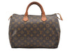 Authentic Louis Vuitton Monogram Speedy 30 Hand Boston Bag M41526 LV 1708I