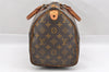 Authentic Louis Vuitton Monogram Speedy 30 Hand Boston Bag M41526 LV 1708I