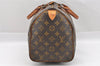 Authentic Louis Vuitton Monogram Speedy 30 Hand Boston Bag M41526 LV 1708I