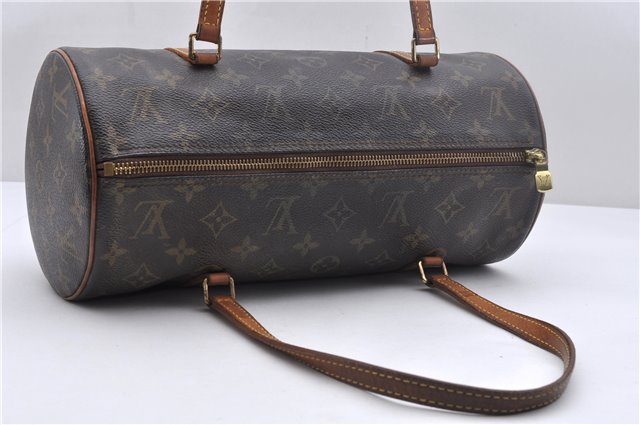 Authentic Louis Vuitton Monogram Papillon 30 Hand Bag M51385 LV 1709D