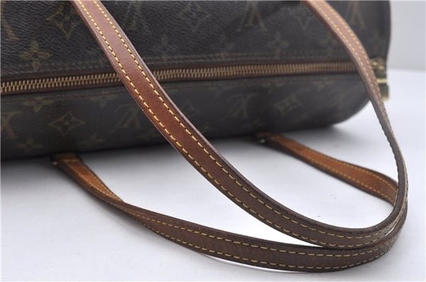 Authentic Louis Vuitton Monogram Papillon 30 Hand Bag M51385 LV 1709D