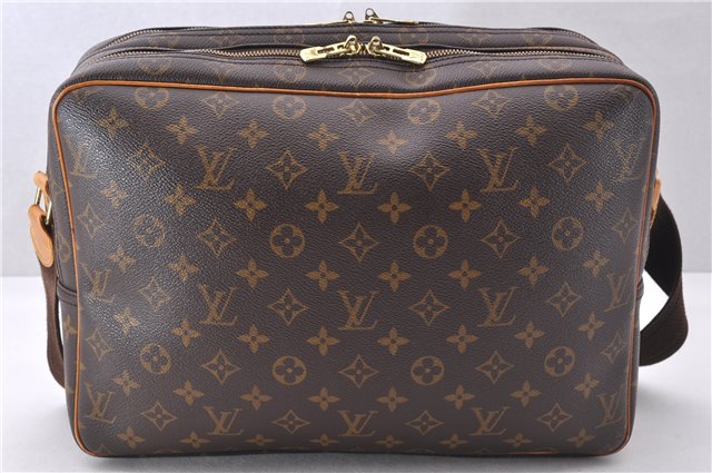 Authentic Louis Vuitton Monogram Reporter GM Shoulder Cross Bag M45252 LV 1709F