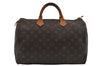 Authentic Louis Vuitton Monogram Speedy 35 Hand Boston Bag M41524 LV 1709I