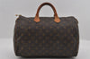 Authentic Louis Vuitton Monogram Speedy 35 Hand Boston Bag M41524 LV 1709I